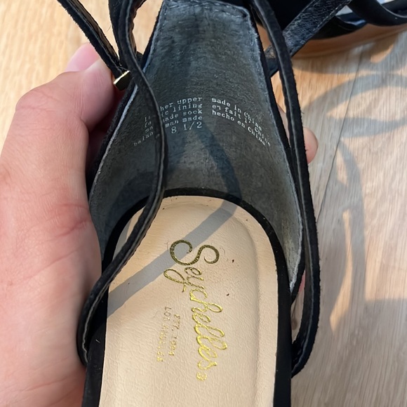 Seychelles - pointy black flat size 8.5 - Picture 7 of 8